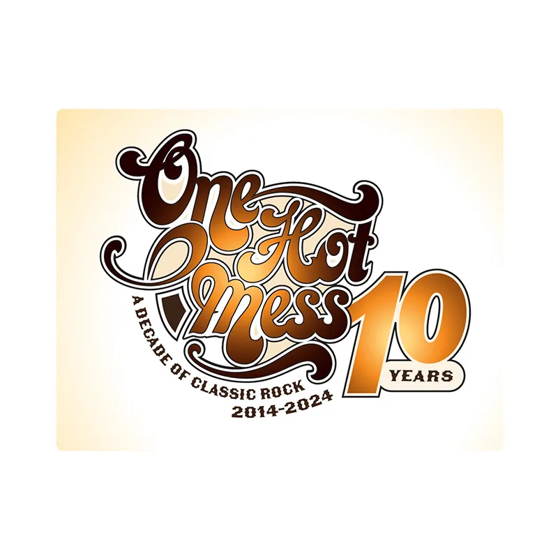 One Hot Mess 10-year anniversary logo from the Grayson Design Partners identity portfolio