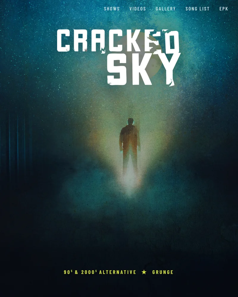 Cracked Sky band website