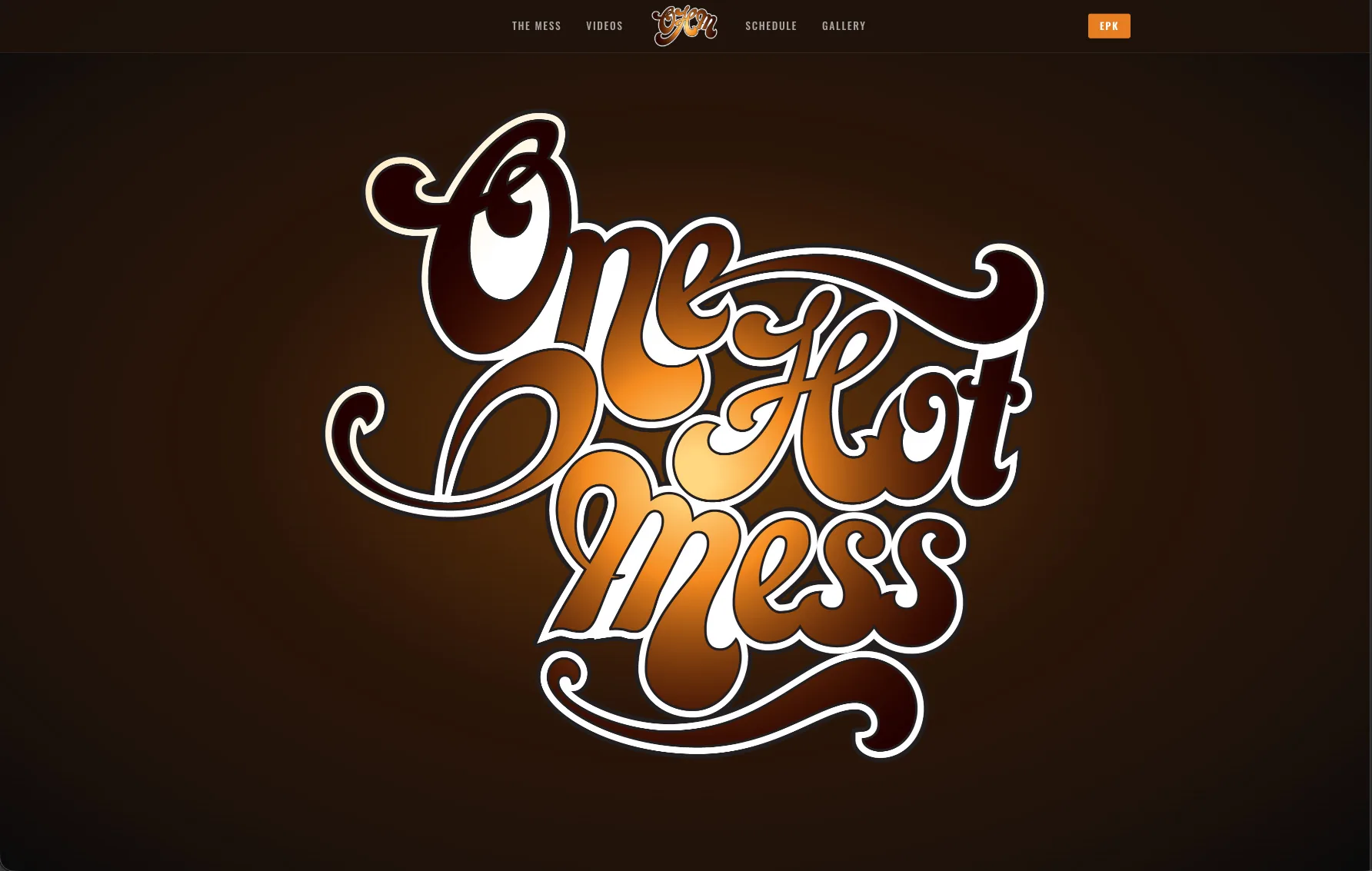 One Hot Mess band website
